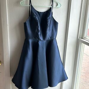 Navy Blue Homecoming Dress